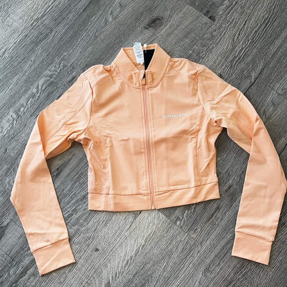 Alphalete trace jacket in peach - Picture 8 of 12